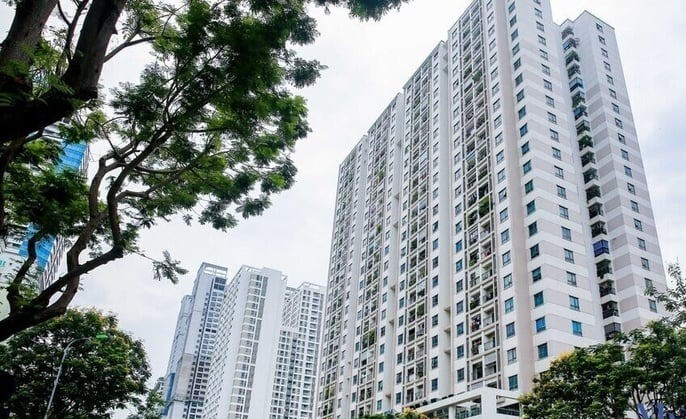   Apartment blocks in Hanoi. Photo by The Investor/Trong Hieu.