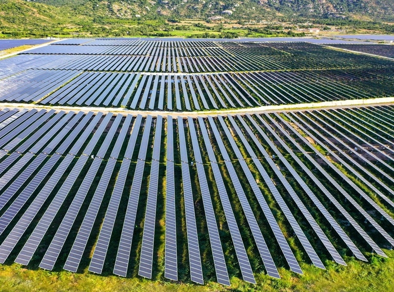  A solar power plant in Ninh Thuan province, central Vietnam. Photo courtesy of Trungnam Group.