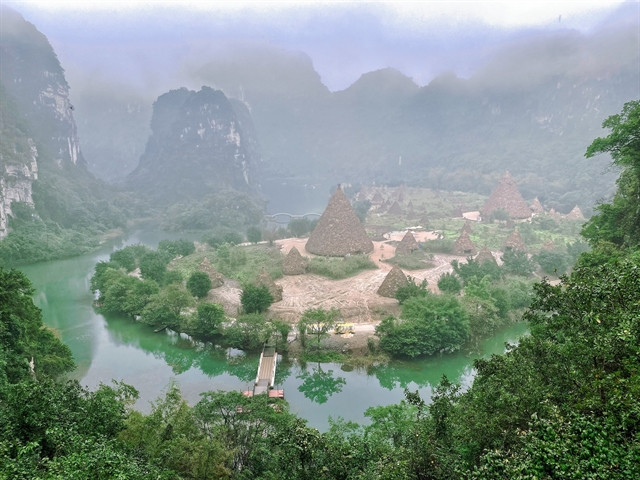 Khe Coc Island in Trang An Landscape Complex is picked to host the Hello Cosmo from Vietnam fashion show, an activity of the Miss Cosmo 2024 in September. Photo courtesy of Dao Khe Coc facebook