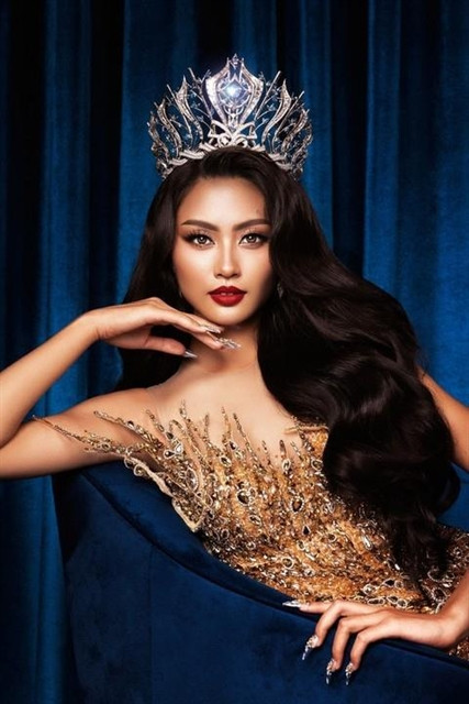 Miss Universe Vietnam 2023 Bui Thi Xuan Hanh. Photo courtesy of organizers.