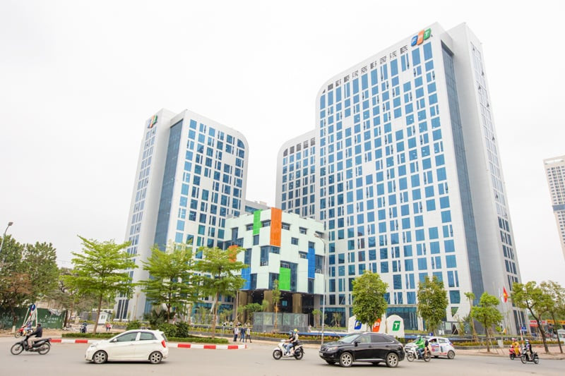 The headquarters of FPT Corporation in Hanoi. Photo courtesy of VietNamNet.