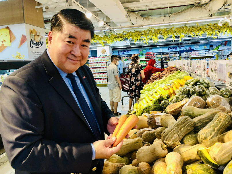 Paul Le, vice president of Central Retail. Photo courtesy of Nong nghiep Viet Nam (Vietnam Agriculture) newspaper.