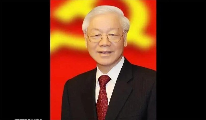 Vietnam's Party General Secretary Nguyen Phu Trong. Photo by Vietnam News Agency.