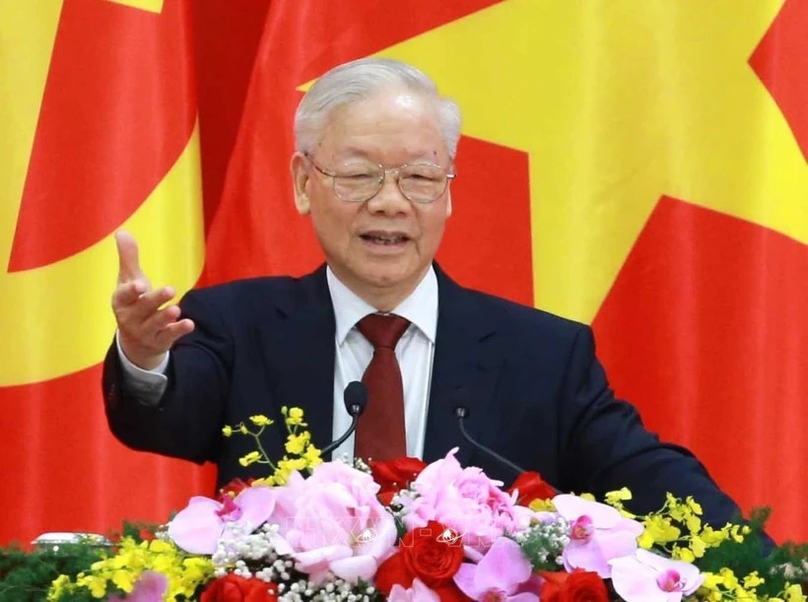  Party General Secretary Nguyen Phu Trong. Photo courtesy of Vietnam News Agency.