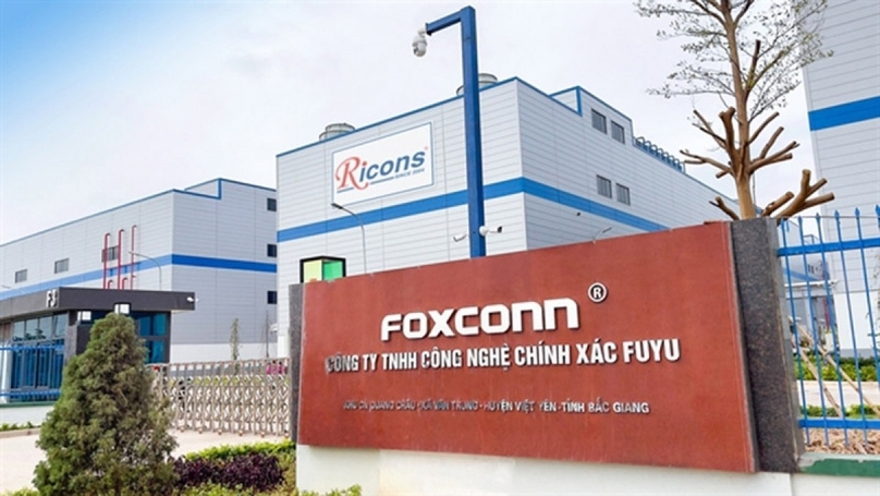  A Foxconn factory in Bac Giang province, northern Vietnam. Photo courtesy of VOV.