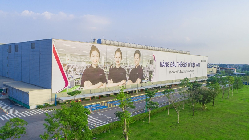 A Samsung factory in Thai Nguyen province, northern Vietnam. Photo courtesy of Thai Nguyen news portal.