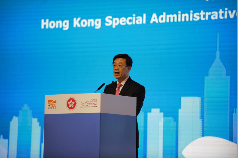 John Lee, chief executive of the Hong Kong Special Administrative Region (HKSAR). Photo courtesy of HKSAR.