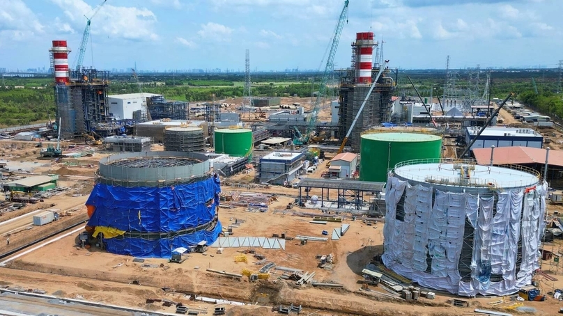 The under-construction Nhon Trach 3, 4 LNG-to-power project in Dong Nai province, southern Vietnam. Photo courtesy of Dong Nai newspaper.