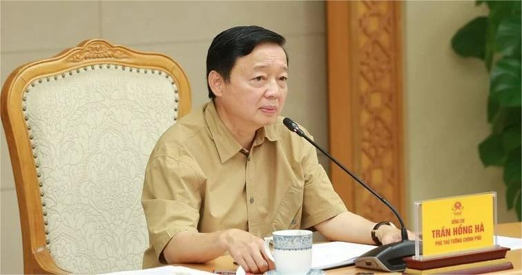 Deputy Prime Minister Tran Hong Ha. Photo courtesy of the government's news portal.