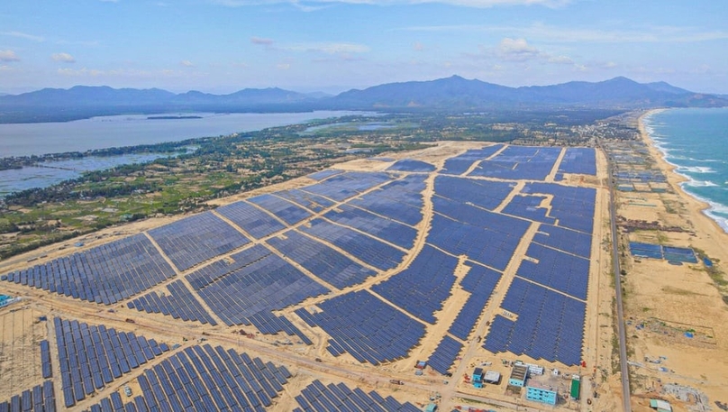  The Phu My solar farm phase 2 in Binh Dinh province, central Vietnam. Photo courtesy of Bamboo Capital.