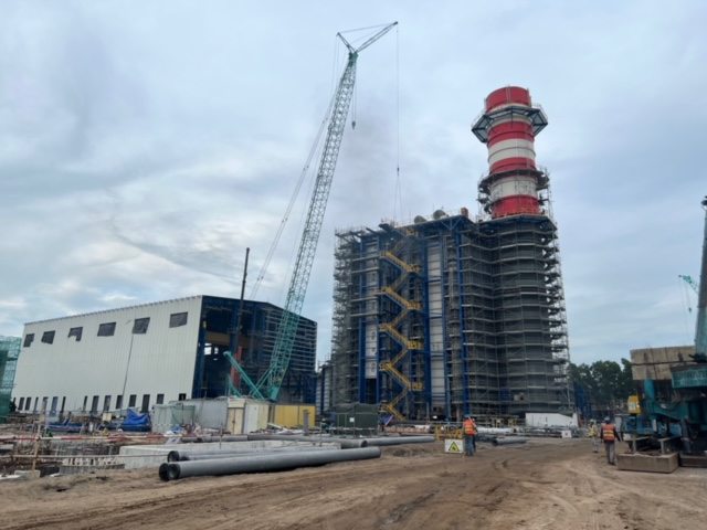  Nhon Trach 3 LNG-fired power plant under construction. Photo courtesy of the government’s news portal.