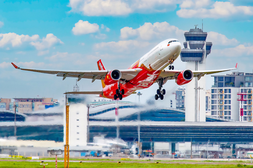  A Vietjet airplane. Photo courtesy of the company. 