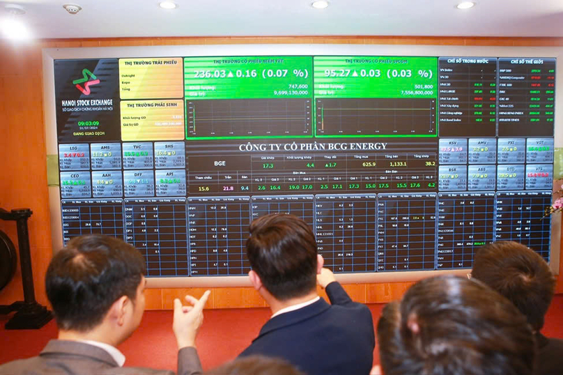 BCG Energy’s BGE shares are traded on the UPCoM at a reference price of VND15,600 ($0.62) each. Photo courtesy of Bamboo Capital.