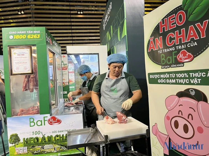 A Siba Food store selling BaF Meat products of BAF Vietnam. Photo by The Invesor/Lien Thuong.