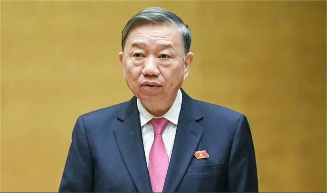 Newly-elected Party General Secretary of Vietnam To Lam. Photo courtesy of the National Assembly's news portal.