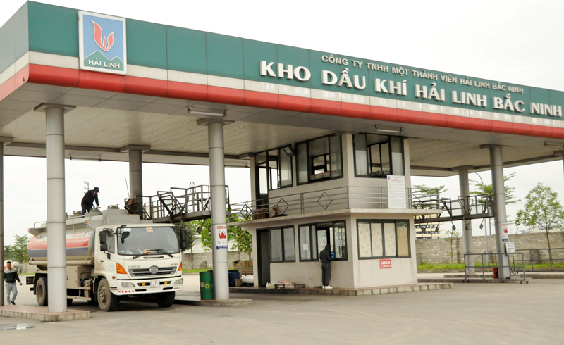 A fuel station of Hai Linh Company Limited in Bac Ninh province, northern Vietnam. Photo courtesy of Bac Ninh newspaper.