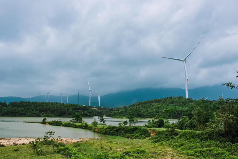 A wind power project of Gelex in Quang Tri province, central Vietnam. Photo courtesy of Gelex.