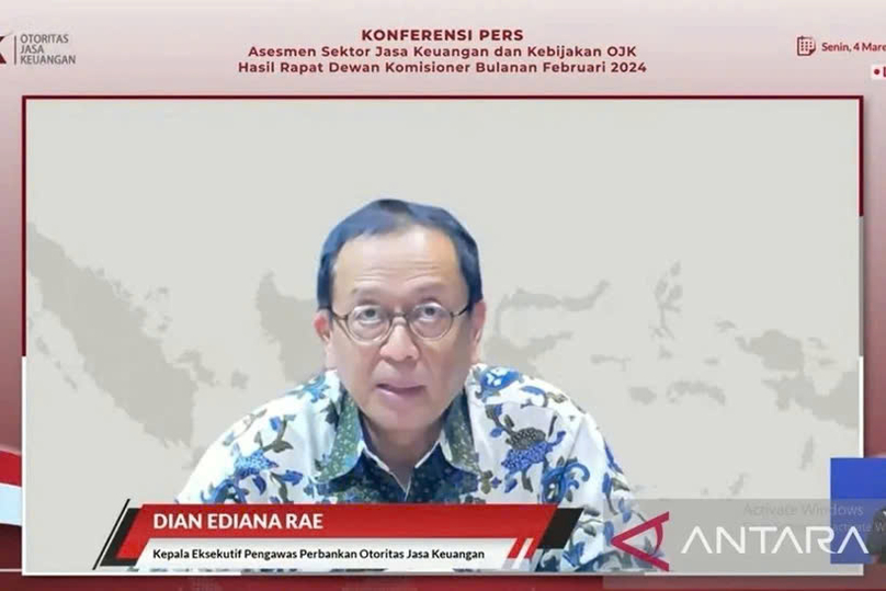 Chief Executive of Banking Supervision of Indonesia's Financial Services Authority (OJK) Dian Ediana Rae. Photo courtesy of antaranews.com.