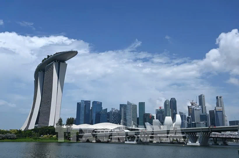  A corner of Singapore. Photo courtesy of AFP/VNA.