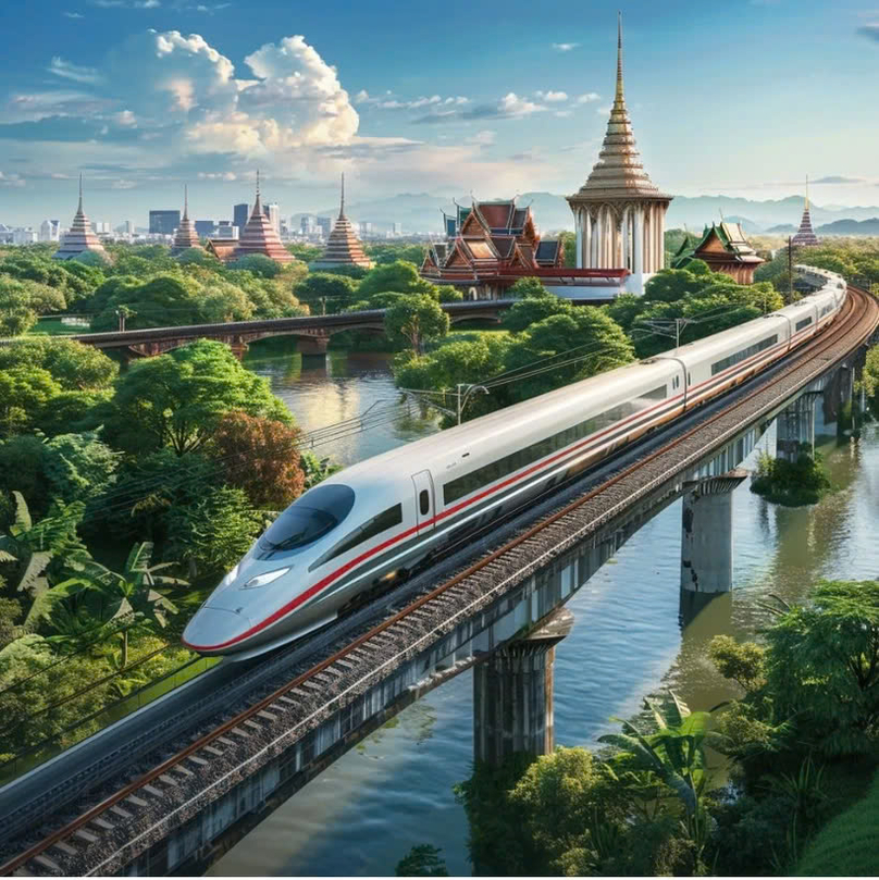  Thailand develops dual rail tracks. Photo courtesy of thai.news.