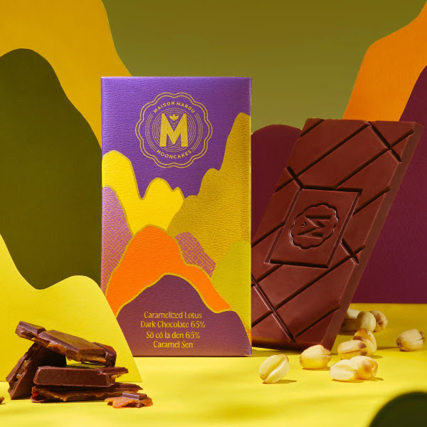  Marou's Dark Chocolate 65% and Caramel Lotus Seeds. Photo courtesy of Mekong Capital.