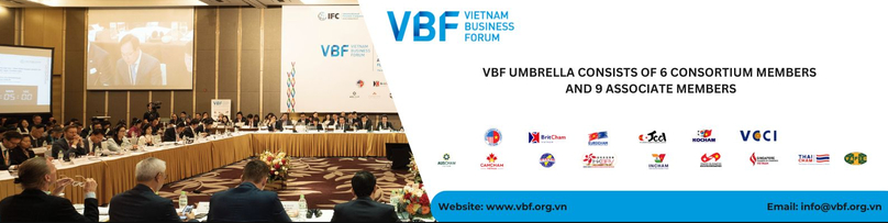 VAFIE icon (bottom, right) featured under the VBF umbrella. Photo courtesy of the VBF