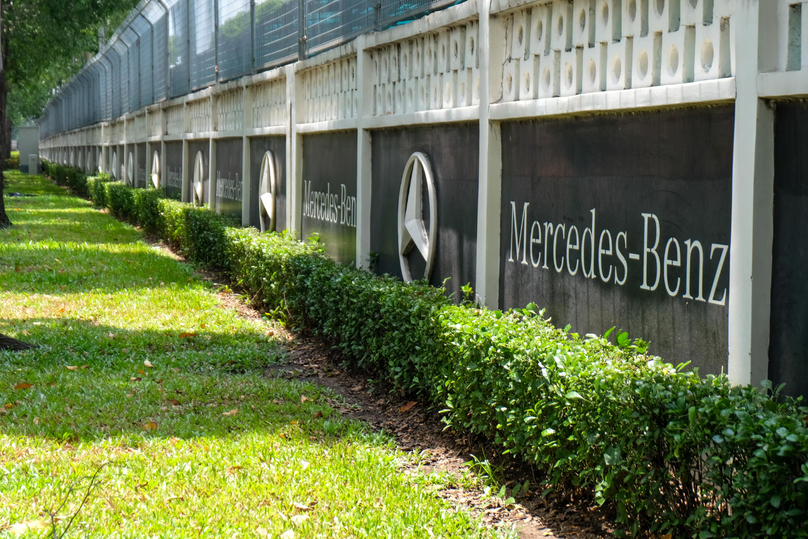 Mercedes-Benz Vietnam factory in HCMC. Photo courtesy of Tuoi Tre (Youth) newspaper.