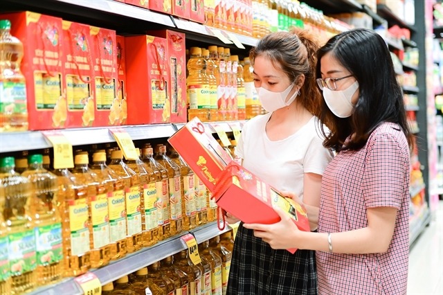 Customers buy Kido products at a supermarket in Ho Chi Minh City. Photo courtesy of the company.