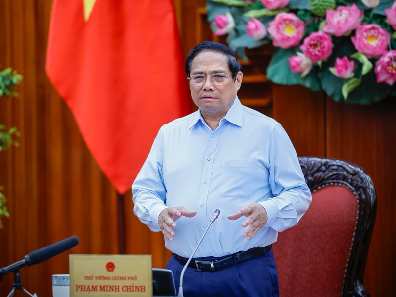 Prime Minister Pham Minh Chinh. Photo courtesy of the government's news portal.