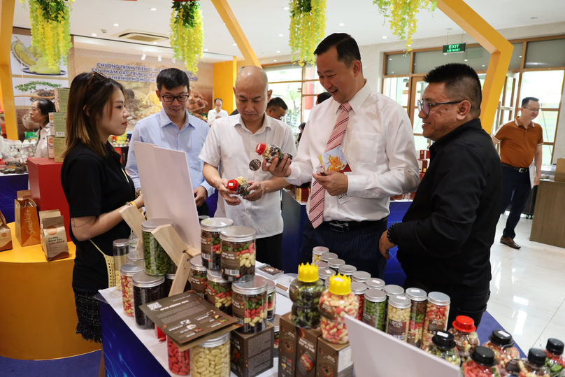 Products from the Central Highlands province of Lam Dong are being displayed for a week (Aug 23-29) at the Saigon Export Center on Nguyen Hue street, District 1, HCMC. Photo courtesy of Investment and Trade Promotion Center of HCMC (ITPC).