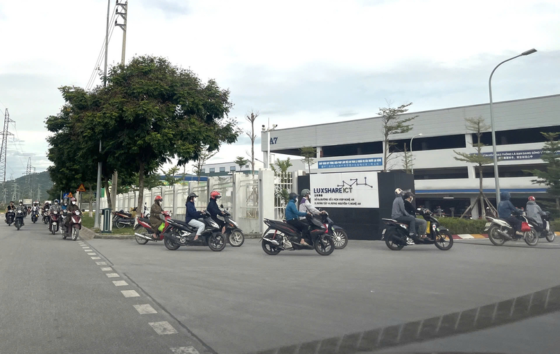 A factory of Luxshare-ICT, a Chinese enterprise, in Nghe An province, central Vietnam. Photo by The Investor/Van Dung.