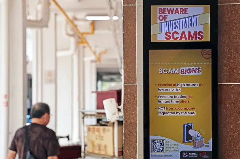 The scam situation in Singapore has worsened. Photo courtesy of The Straits Times.