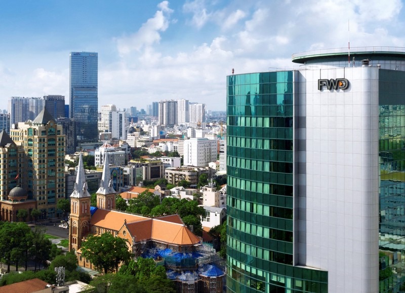 Outside Diamond Plaza, District 1, Ho Chi Minh City, where the head office of FWD Vietnam Life Insurance is located. Photo courtesy of apea.asia.