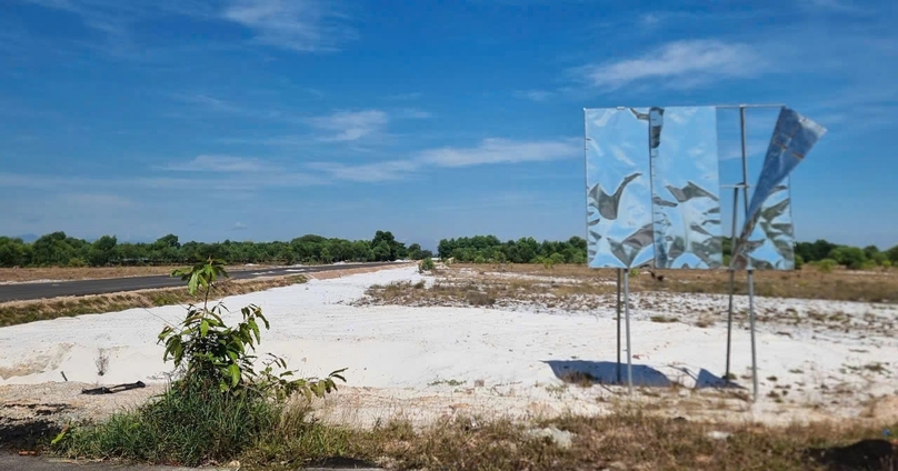 The area designated for the Quang Vinh Industrial Park in Phong Dien district, Thua Thien-Hue province, central Vietnam. Photo by The Investor/Dinh Duy.