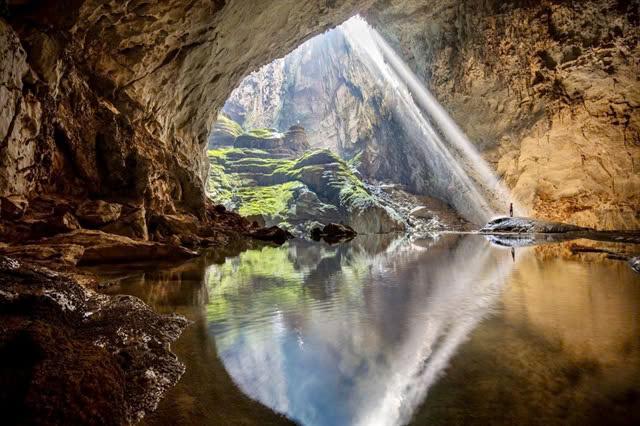 Officially surveyed on April 14, 2009, Son Doong Cave is certified by Guinness World Records as the largest cave in the world. Photo courtesy of Oxalis Adventure.