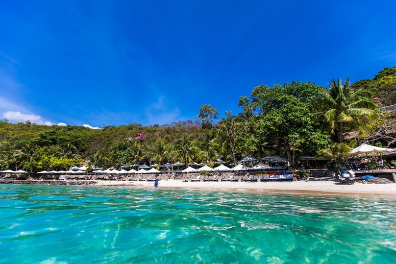 A beach in Nha Trang town, Khanh Hoa province, south-central Vietnam. Photo courtesy of vietnam.travel.