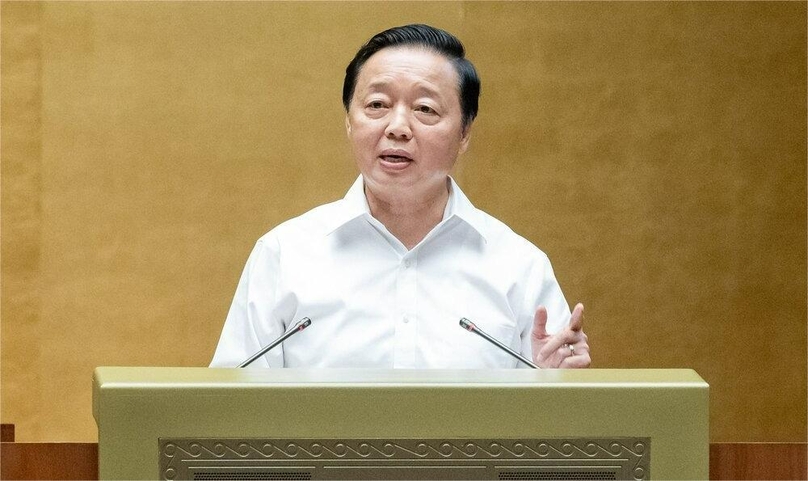 Deputy Prime Minister Tran Hong Ha. Photo courtesy of the National Assembly's news portal.