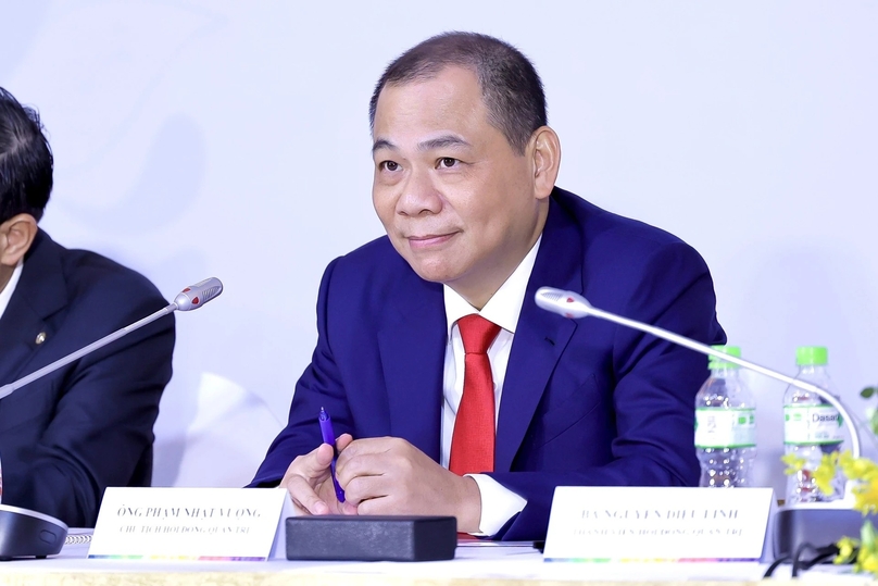 Chairman of Vingroup and CEO of VinFast Pham Nhat Vuong. Photo courtesy of Vingroup.