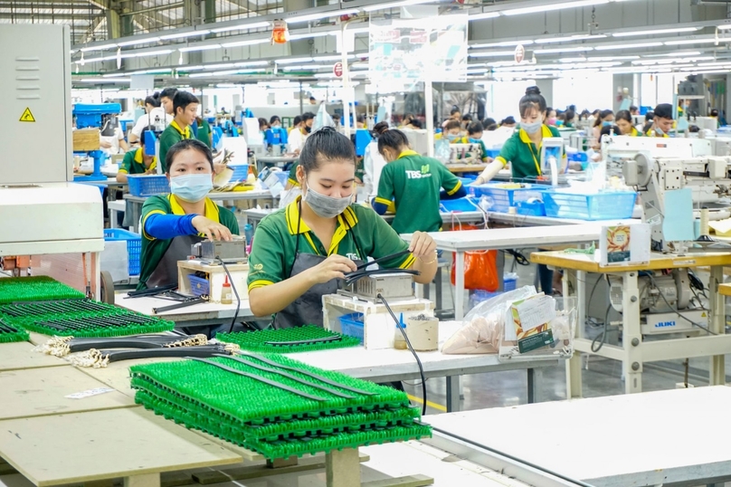 Inside a bag factory of TBS Group in Binh Duong province, southern Vietnam. Photo courtesy of the Ministry of Industry and Trade.