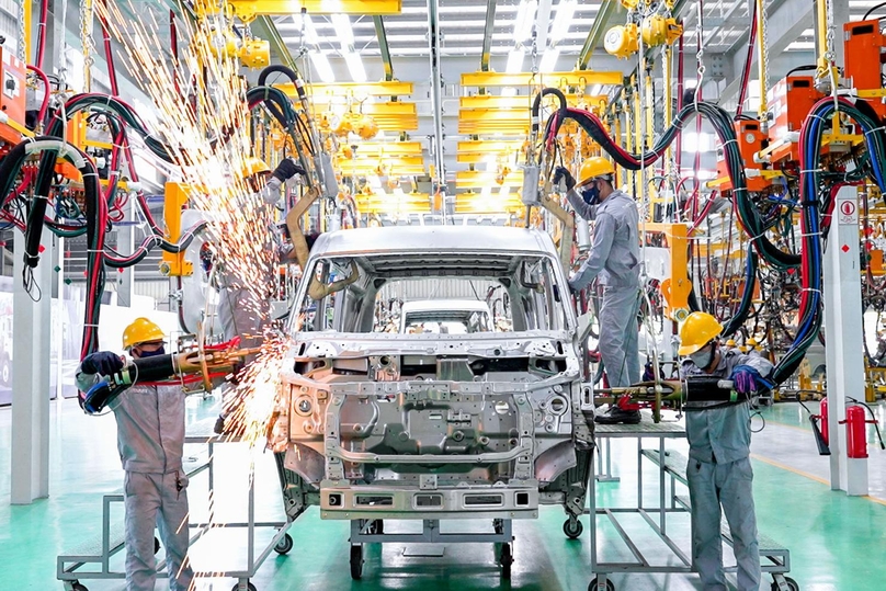 Automobile production in Quang Nam province, central Vietnam. Photo courtesy of Thaco.