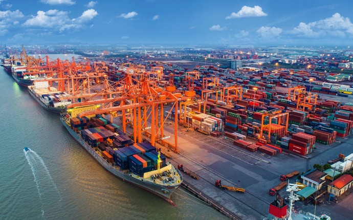  A view of Hai Phong port in northern Vietnam. Photo courtesy of the port operator.