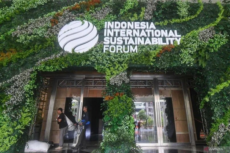   Sidang pleno International Sustainability Forum (ISF) 2024 di Jakarta. Foto milik Antara.