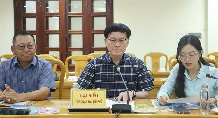 A DLP Group delegation works with Ha Tinh authorities in Ha Tinh province, central Vietnam, September 11, 2024. Photo courtesy of Ha Tinh newspaper.