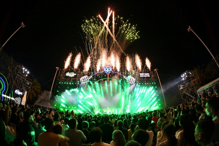 Carlsberg Vietnam continues to elevate customer experience with vibrant music festivals. Photo courtesy of the company.