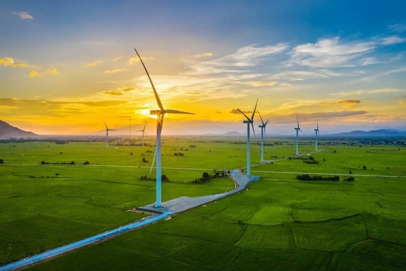 Dam Nai wind farm in Ninh Thuan province, central Vietnam. photo courtesy of Susi Partners.