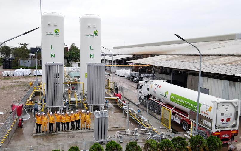 Northern Vietnam's first LNG station becomes operational at Catalan brick plant in Bac Ninh province, northern Vietnam. Photo courtesy of PV Gas.