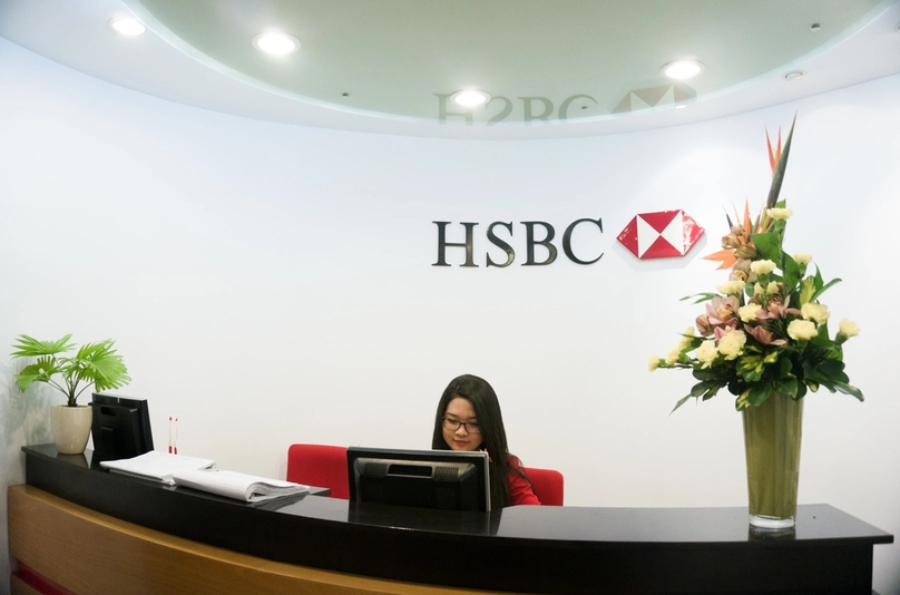 HSBC office in Ho Chi Minh City. Photo courtesy of znews.vn.