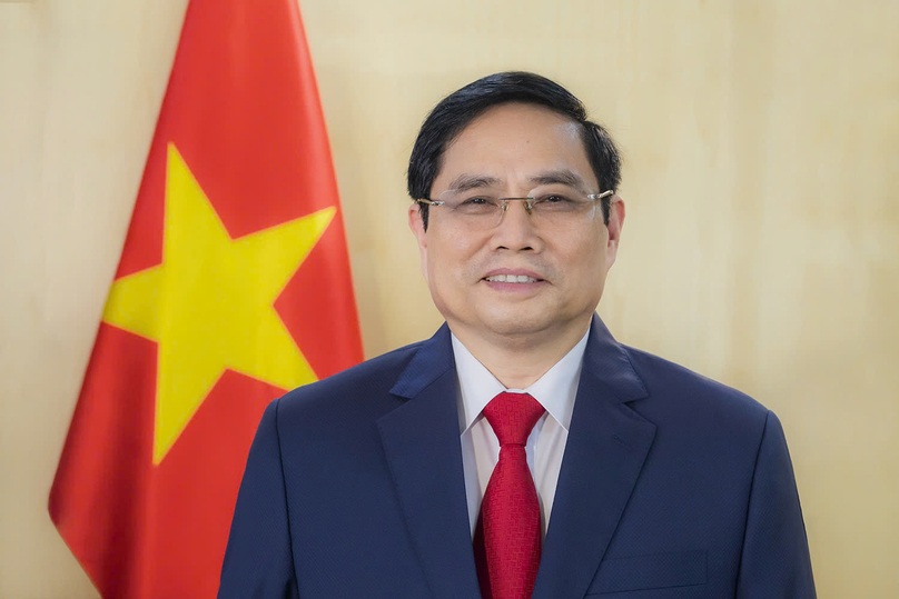 Prime Minister Pham Minh Chinh. Photo courtesy of the government's news portal.