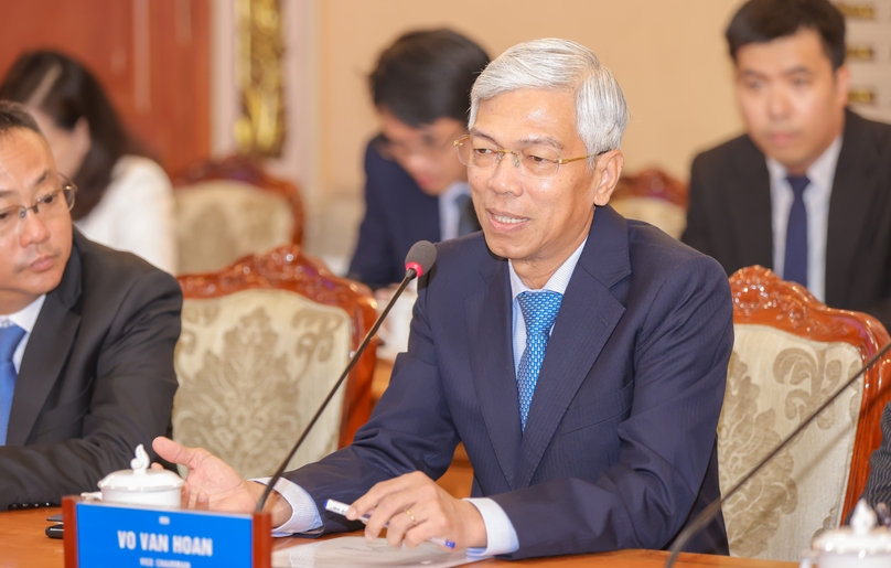 Vo Van Hoan, HCMC’s Vice Chairman, speaks at the signing ceremony of the MoU in HCMC, September 16, 2024. Photo courtesy of BUV.