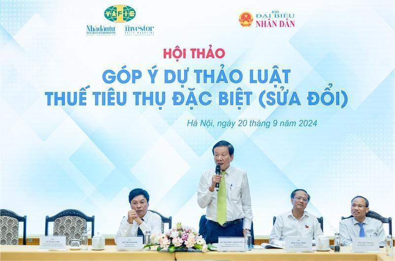 A conference on excise tax in Hanoi, September 20, 2024. Photo by The Investor.